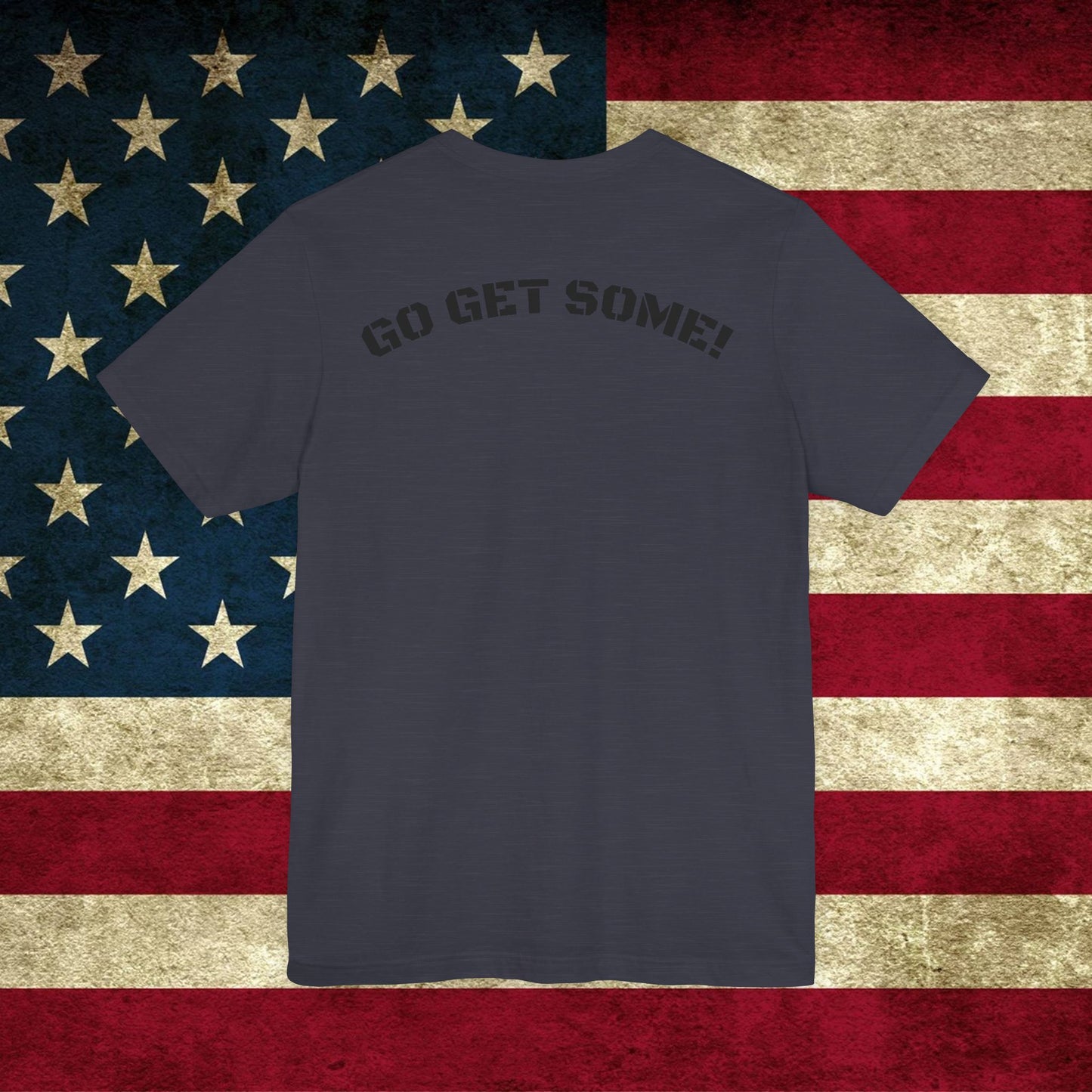 Go Get Some! T‑Shirt — M2F Chest Logo Motivational Tee