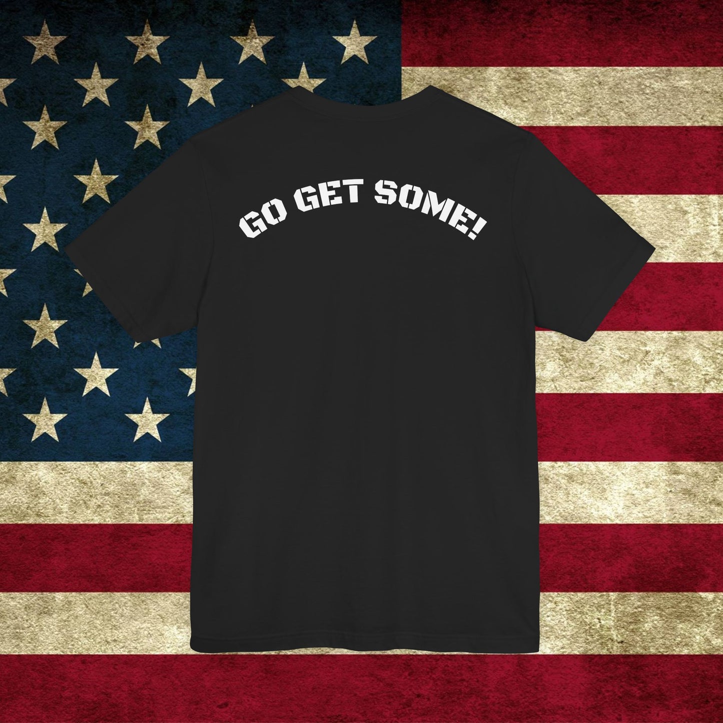 Go Get Some! T‑Shirt — M2F Chest Logo Motivational Tee