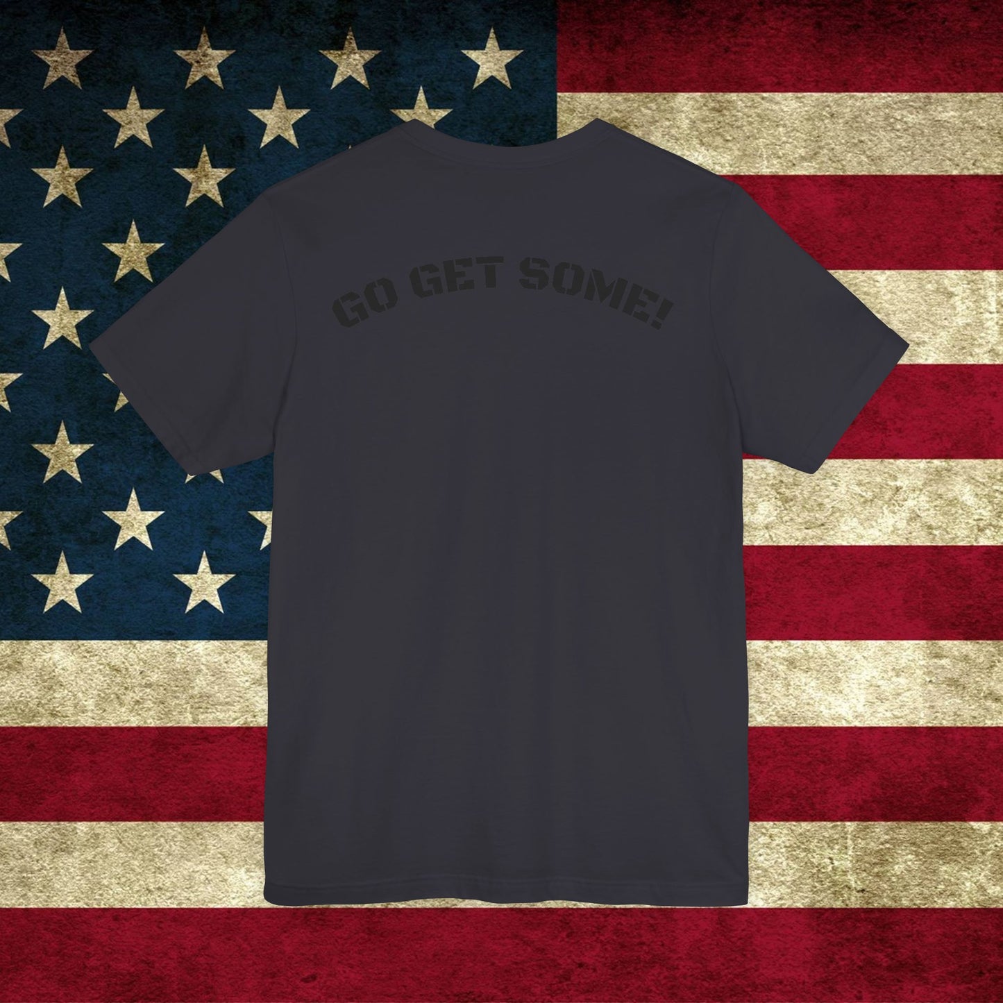 Go Get Some! T‑Shirt — M2F Chest Logo Motivational Tee
