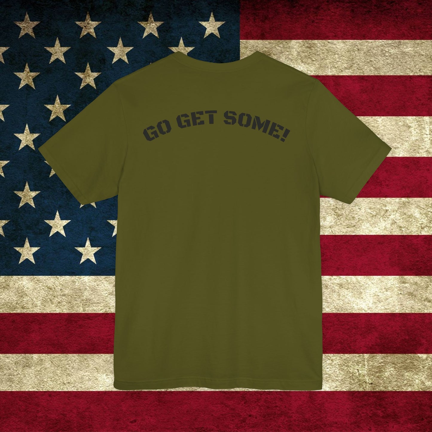 Go Get Some! T‑Shirt — M2F Chest Logo Motivational Tee