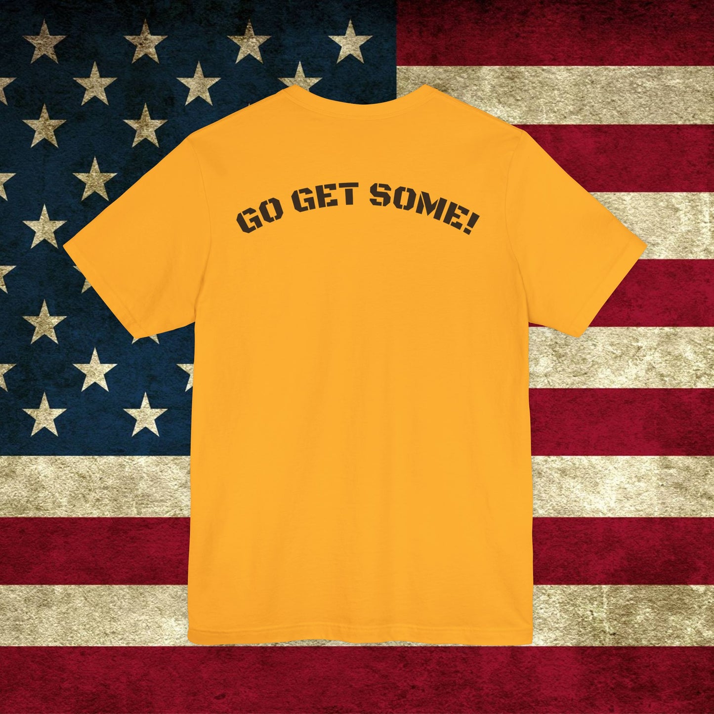 Go Get Some! T‑Shirt — M2F Chest Logo Motivational Tee