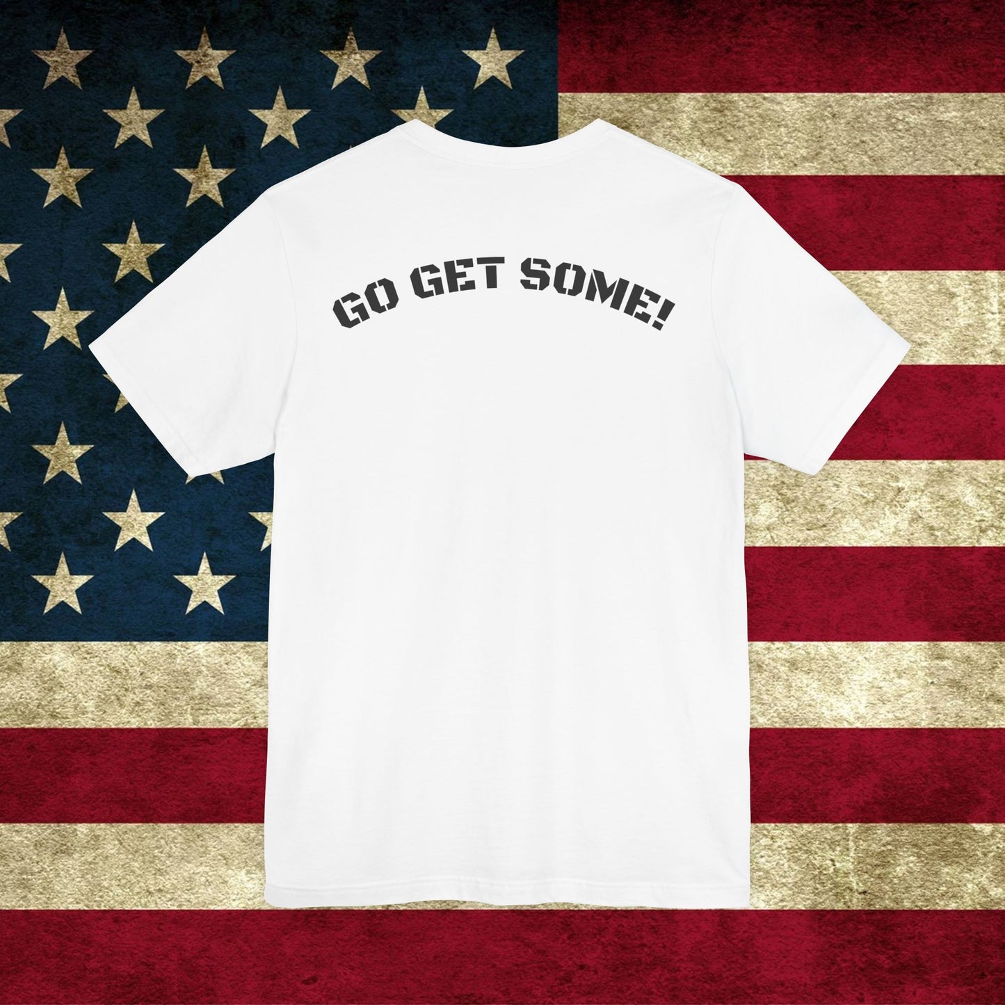 Go Get Some! T‑Shirt — M2F Chest Logo Motivational Tee