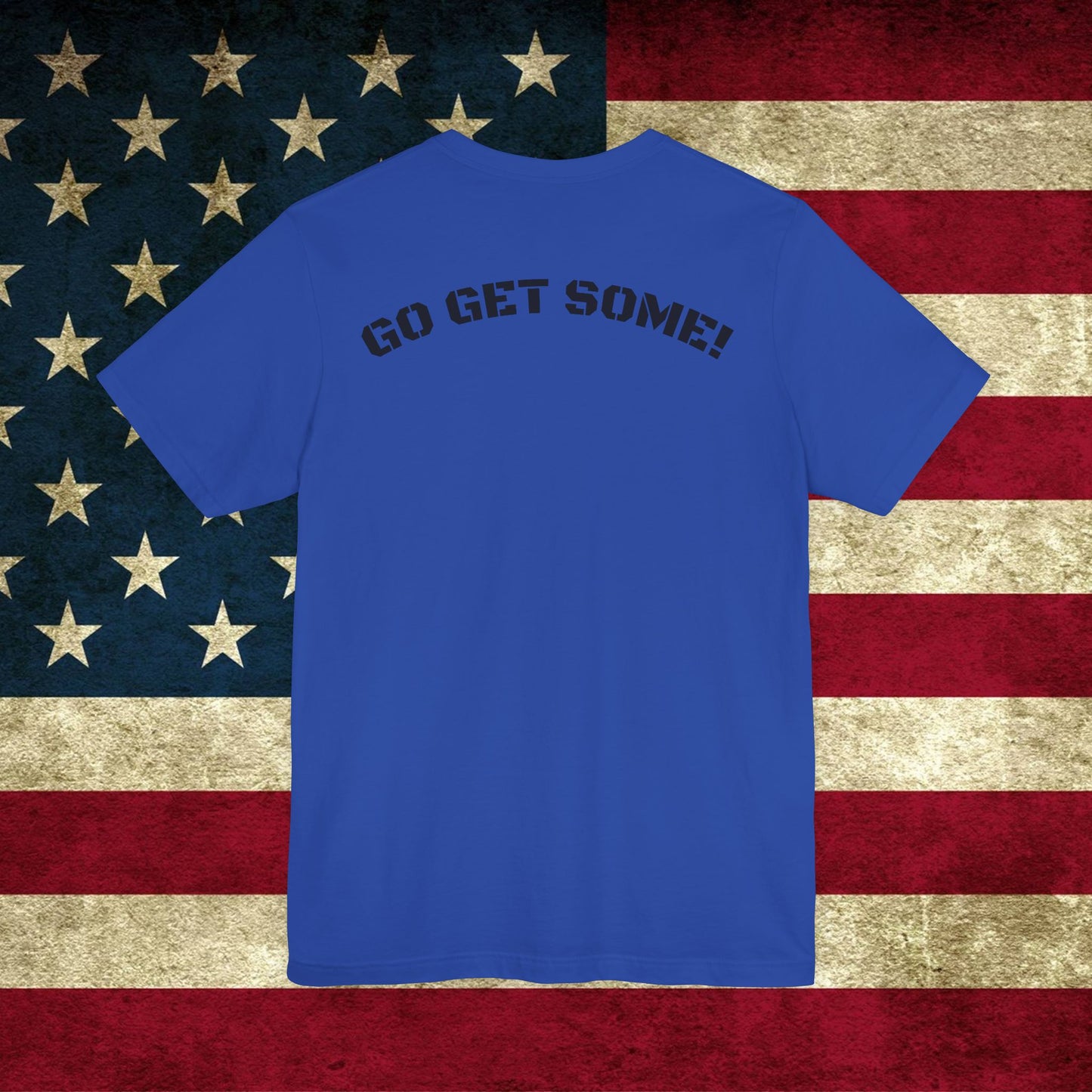 Go Get Some! T‑Shirt — M2F Chest Logo Motivational Tee