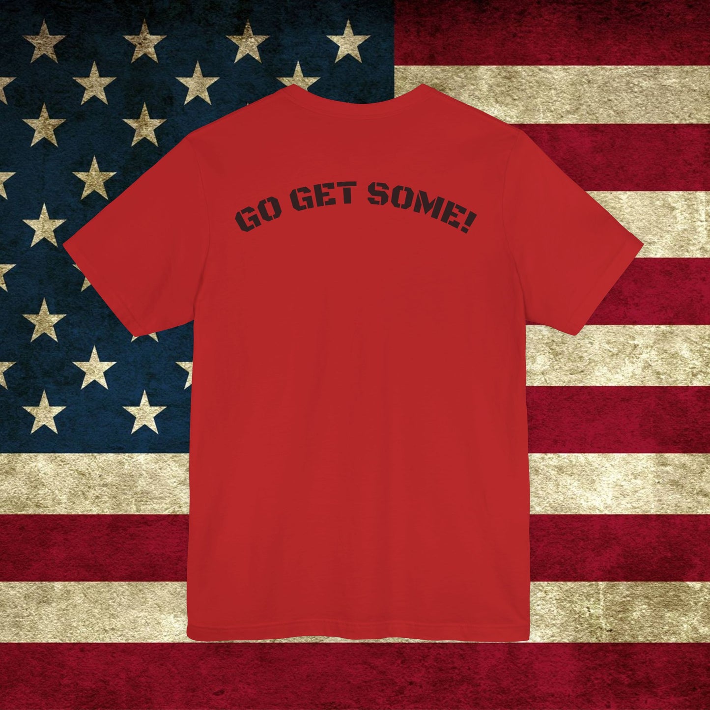 Go Get Some! T‑Shirt — M2F Chest Logo Motivational Tee