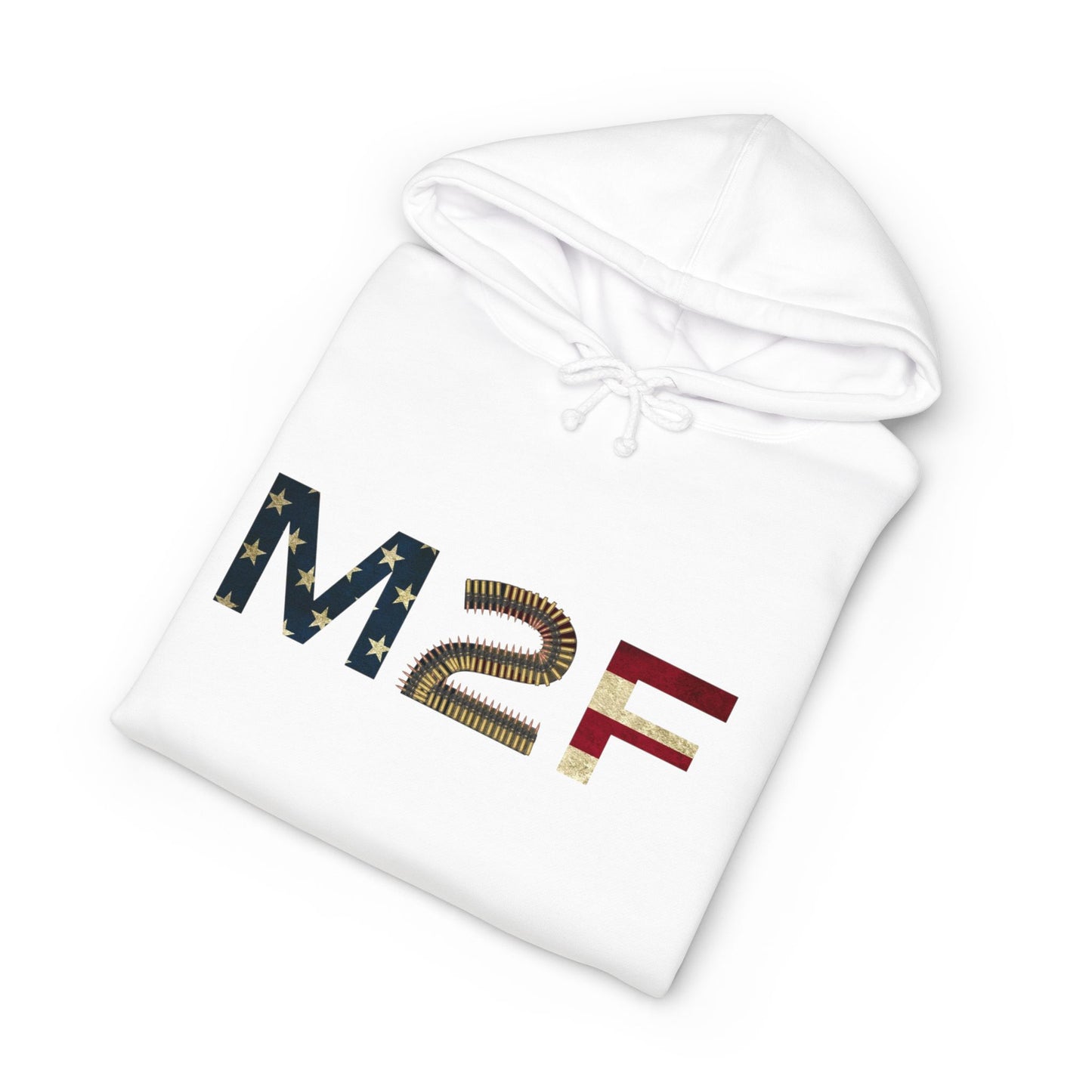M2F Flag Print Hoodie