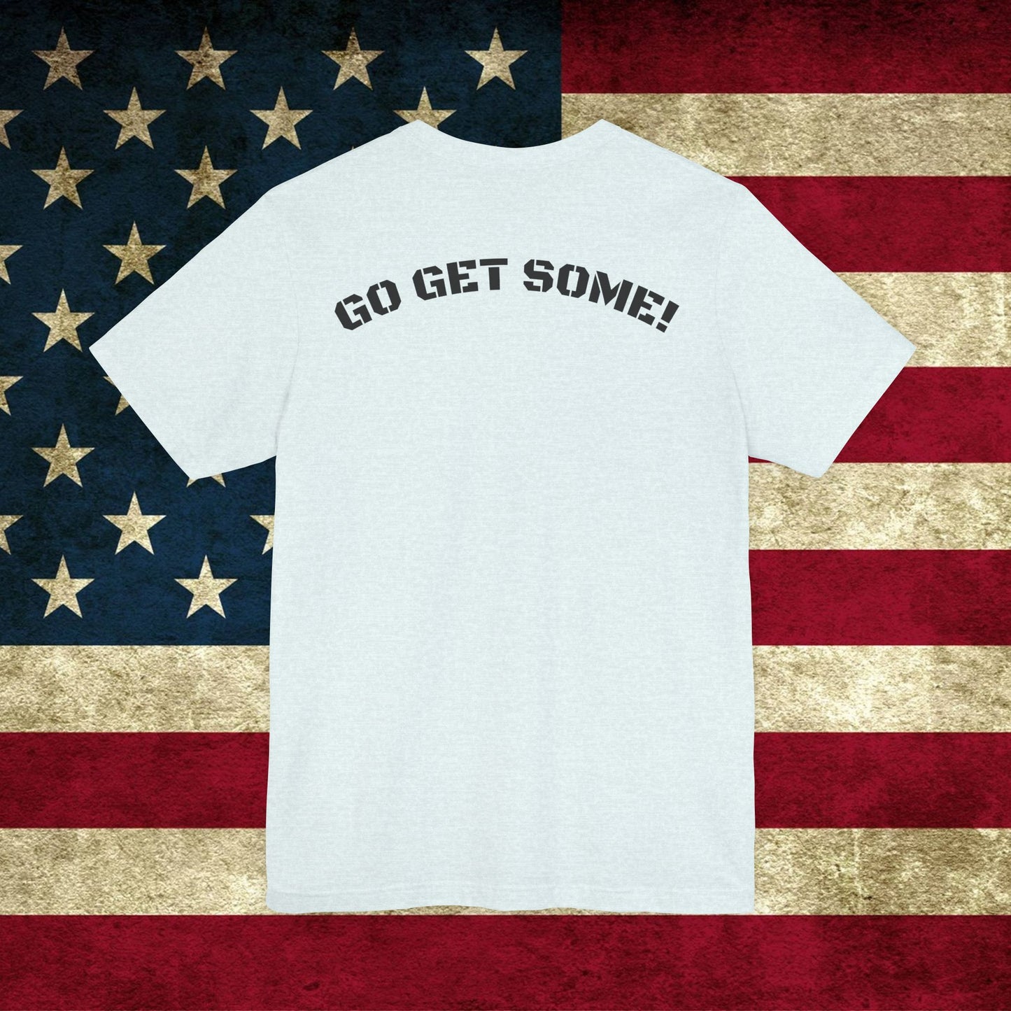 Go Get Some! T‑Shirt — M2F Chest Logo Motivational Tee