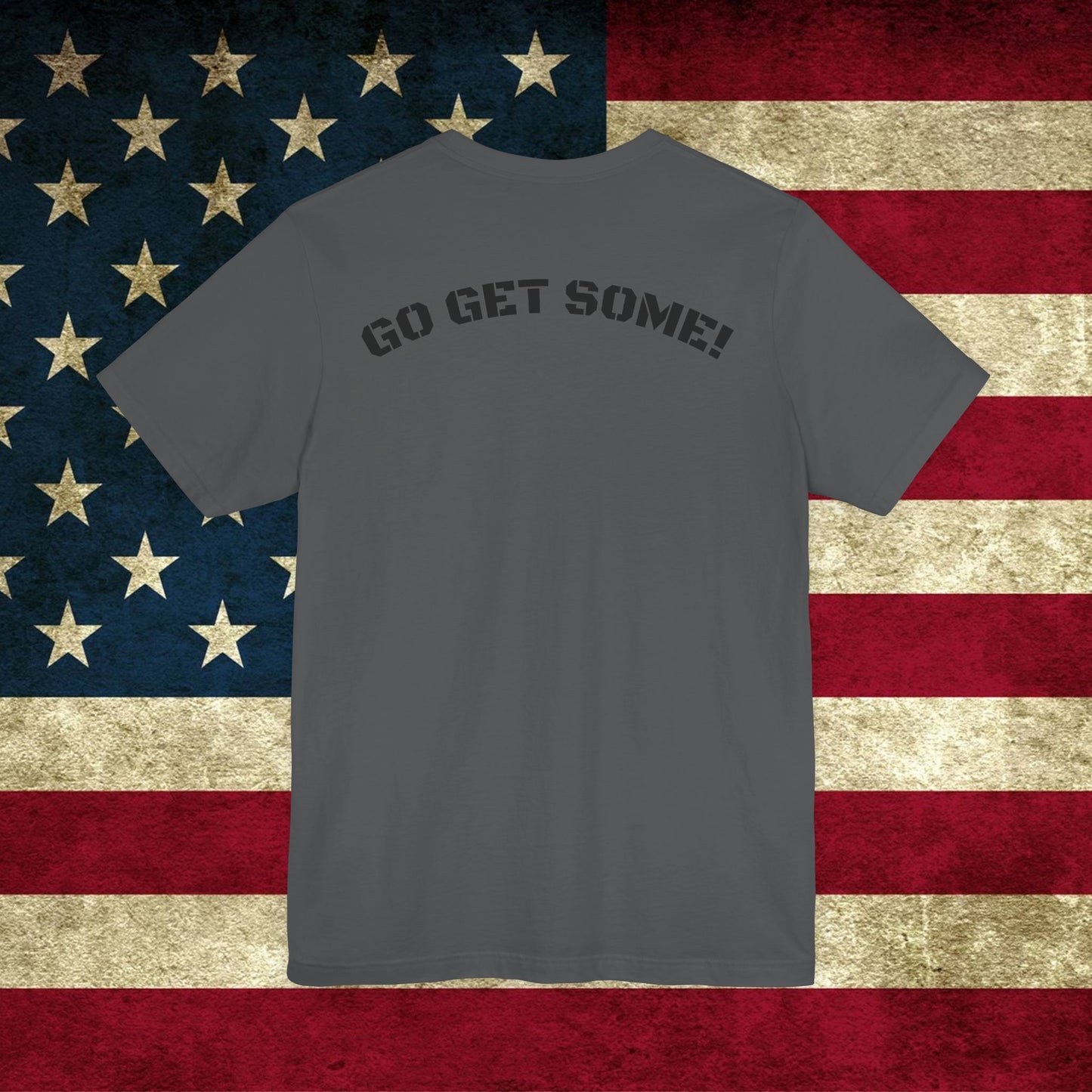 Go Get Some! T‑Shirt — M2F Chest Logo Motivational Tee