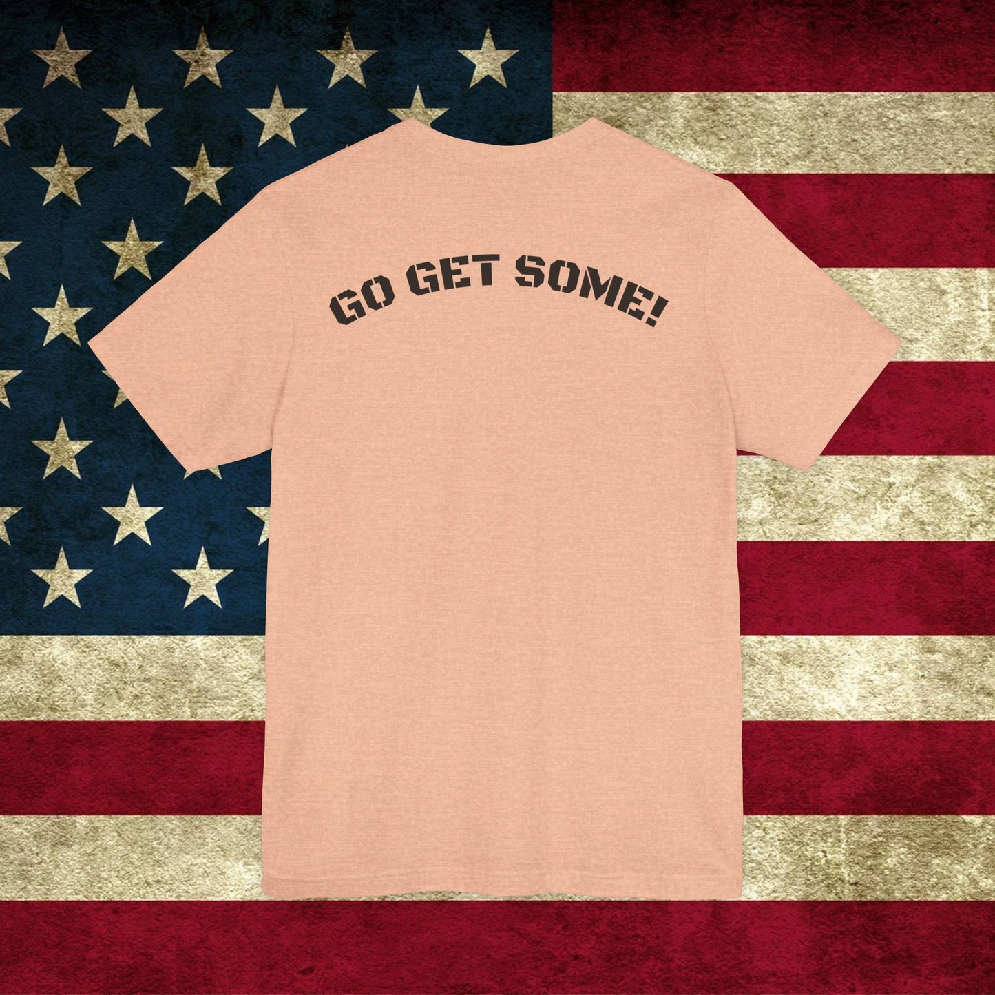 Go Get Some! T‑Shirt — M2F Chest Logo Motivational Tee