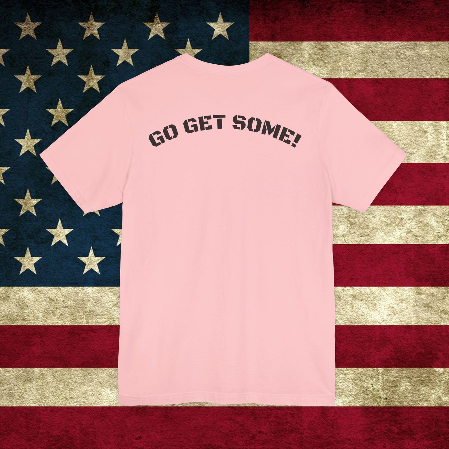 Go Get Some! T‑Shirt — M2F Chest Logo Motivational Tee